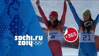 Gisin & Maze Tie For Gold - Ladies' Downhill Alpine Skiing Full Event | #Sochi365