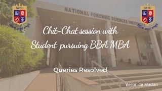 Queries Resolved| Admission 2023-2024| NFSU‍ | BBA MBA Course| Veronica Madan