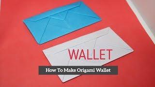 How to make an origami wallet | Paper wallet | Easy origami
