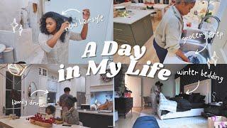 VLOG || getting the house in order, BEST deep conditioner, new hair, trying to tame a toddler!