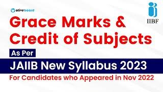 Grace Marks & Credit of Subjects as per New Syllabus 2023 For Candidates Who Appeared in Nov 2022