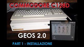 COMMODORE 128 GEOS v.2.0 Part.1 Installazione chip ROM #commodore128 #c128 #c128d #commodore #geos