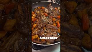 BEST Short-ribs recipe (Galbi: 갈비) || easy dinner ideas #shorts #food #cooking