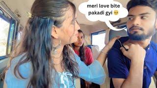 LOVE BITEPRANK ON MY GIRLFRIEND || prank humesha bhari padta h ||