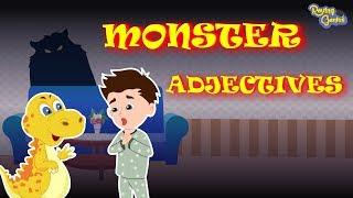 Introducing Adjectives | Omar’s Monster Encounter | Grammar For Kids | 7 to 8 Years | Roving Genius