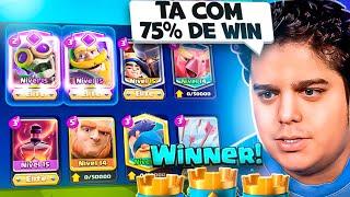 CRIARAM ESSE DECK NO NOVO META E JA TÁ COM 75% DE VITÓRIA *nerf já!*