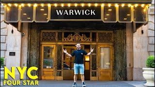 AFFORDABLE NYC LUXURY HOTEL? Warwick New York Room Tour & Review (2024 Travel Guide)