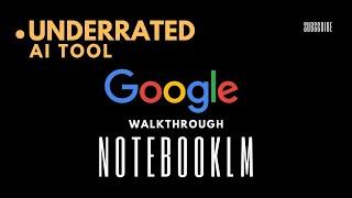 NotebookLM - Underrated Google Tool for Free RAG