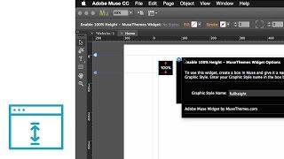 Creating 100% Height Elements in Adobe Muse CC - Widget Tutorial by MuseThemes.com