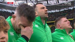 Peter O'Mahony in tears during Ireland's Call!