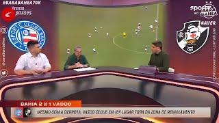 COMENTARISTAS DA SPORTV EXALTAM O BAHIA, EVERTON E BIEL, MAS SE PRECIPITAM SOBRE JOGO X EXPULSÃO!