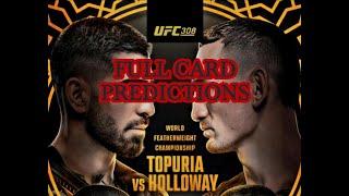 UFC 308 (Full Card) - Predictions & Betting