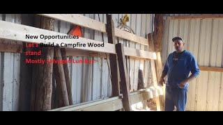 DIY Building a Roadside Firewood Stand Basically
