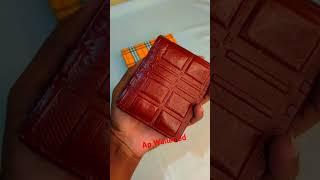 Burberry Genuine Leather Premium Short Wallet #viralvideo #foryou #louisvuittonbag #burberrybag