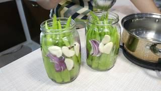 (RAW) Our Kitchen Series: How to Make Crunchy Pickled Chillies (Step-by-step) I Home cooking