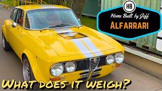 What does it weigh? - Ferrari engined Alfa 105 Alfarrari build part 219