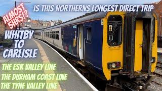 At almost 5hrs, is this Northern’s longest direct route - Whitby to Carlisle.