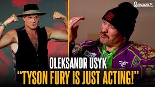 Oleksandr Usyk reveals ONLY TIME he’s been hurt, says Tyson Fury "ACTS" & Tells Fight Week Ritual 