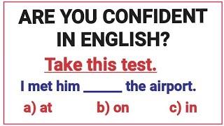 English Grammar Test//Quiz ️ Take this test to learn and improve your English.