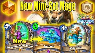 NEW Mage Legendary Is BROKEN! Big Spells Mage Is SO OP At Perils in Paradise Mini-Set | Hearthstone