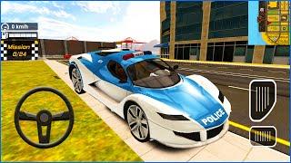 4K Direksiyonlu polis arabası oyunu 3D #51 Police Drift Car Driving || Polis arabası oyunları (2025)