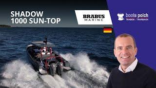 Brabus Shadow 1000 Sun-Top mit U-Sofa, Modelljahr 2025 während Cannes und Monaco 2024