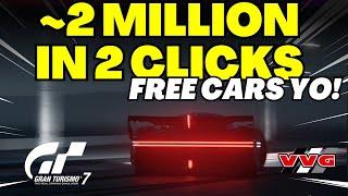 GT7 Easy Money ~2 Million In 2 Clicks! - Gran Turismo 7