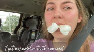 I GOT MY WISDOM TEETH REMOVED| SURGERY VLOG|Madison Giles