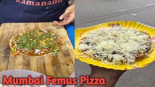 Sweet Aunty Making Bhakri Pizza In Open Oven In Mumbai | Indian streetfood