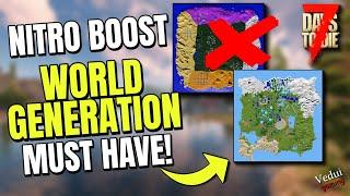 NITRO Boost your Random World Generation! | Nitrogen MAP Generation! | 7 Days To Die @Vedui42