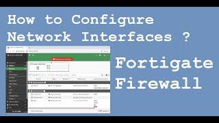 How to configure interfaces on FortiGate Firewall | Network interfaces via CLI, GUI