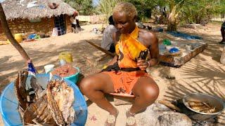 African Village life || Cooking Nutritious food For Lunch