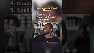 Best Shaq Moments #nba #basketball #curry #lebron #foryou #viral #funny