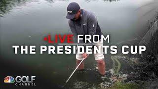 Johnson Wagner recreates Woody Austin's iconic shot | Live From the Presidents Cup | Golf Channel