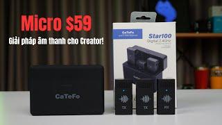 Mở Hộp micro CaTeFo Star100: Micro giá rẻ $59 cho creator - Có đáng đầu tư?