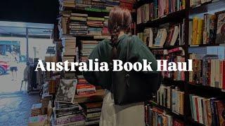 Australia Book Haul  