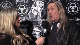 Nicko McBrain of Iron Maiden! Red carpet interview by Krishta Abruzzini