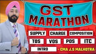 GST Marathon | 2025 Exams | By CMA J.S. Malhotra