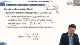 FRM一级｜定量分析GD｜Chapter 2 1 Discrete and Continuous Random Variables