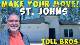 Make Your Move to St. Johns FL! Toll Brothers QUICK Move In Homes!