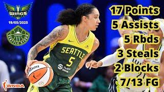 Gabby Williams 17 Points vs Dallas Wings - WNBA 2025
