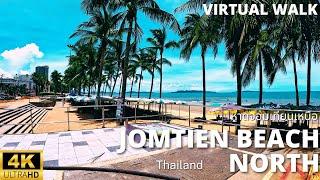 Virtual Walk | Jomtien Beach Road North 4K UHD | Dvaree Hotel to View Talay 7