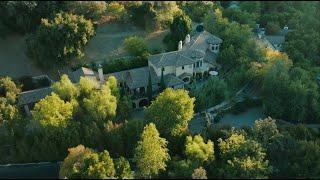 Longest Hallway & Home Office at Encino Mansion in the San Fernando Valley!