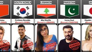 Celebrities Banned in Different Countries | Celebrities Banned From Other Countries part 2