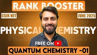 Rank Booster ProgramQuantum chemistry | Lec-01 ️ | CSIR NET | SET | GATE | M.Sc.