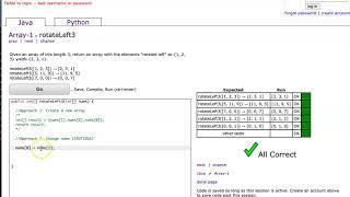 Codingbat - rotateLeft3 (Java)