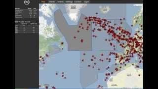 WebEye Timelapse - IVAO Event - The Atlantic Crossing