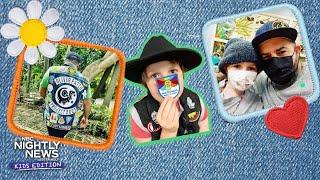 One boy uses patches to bring joy to cancer patients | Nightly News: Kids Edition