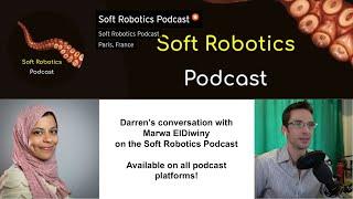 Soft Robotics Podcast - Conversation with Marwa ElDiwiny - Darren Lipomi - UC San Diego