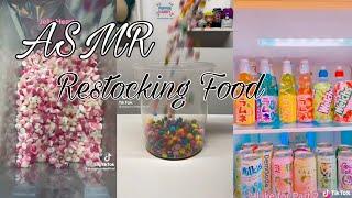 ASMR Restocking Food Tiktok Compilation || alexaj.